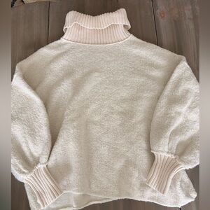 Free people Milo ivory Turtleneck Sweater